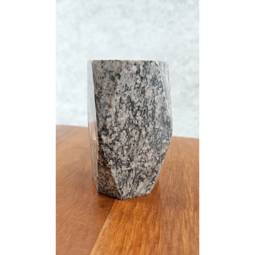 Stone Vase Inlaid Mother of Pearl Flower Small‎ Bud Vase 4